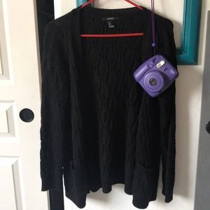 Black Forever 21 Cardigan